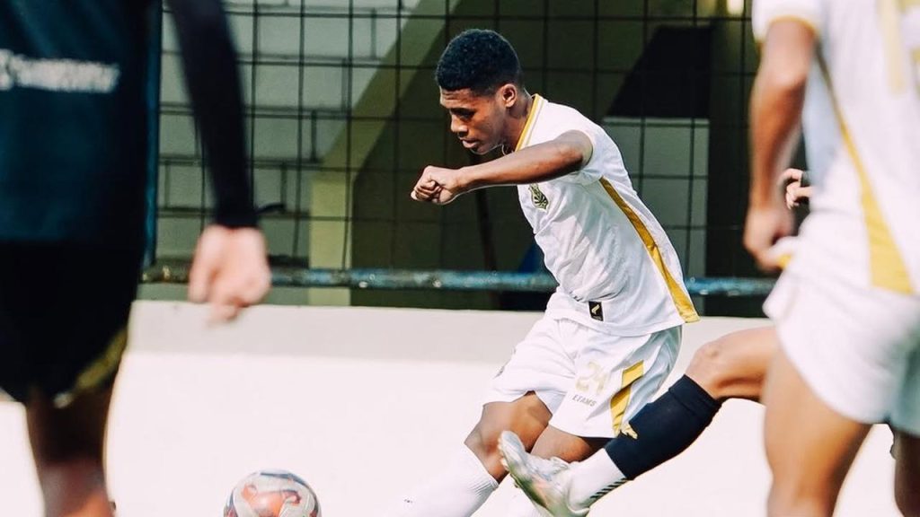 Aksi Faldy Alberto Hengga bersama Bhayangkara FC U-20 di EPA Super League U-20 2025/2026. 