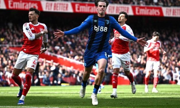 Arsenal Tumbang 1-2, Bournemouth Guncang Puncak Klasemen