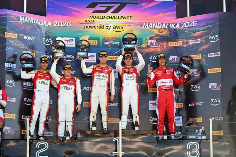 Sean Gelael Podium Ketiga GT World Challenge 2026 Mandalika