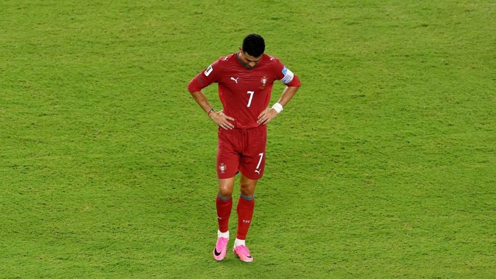 Cristiano Ronaldo saat membela Portugal melawan Kolombia pada laga Piala Dunia 2026