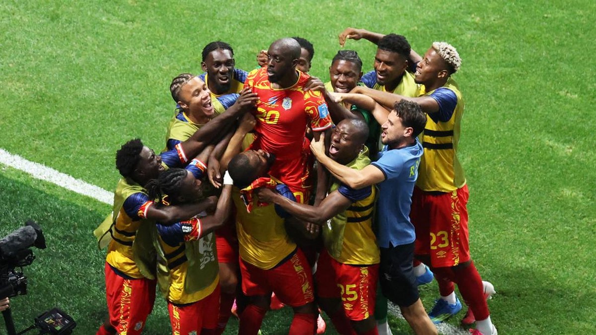 Selebrasi para pemain Afrika usai memastikan lolos ke babak 32 besar Piala Dunia 2026.
