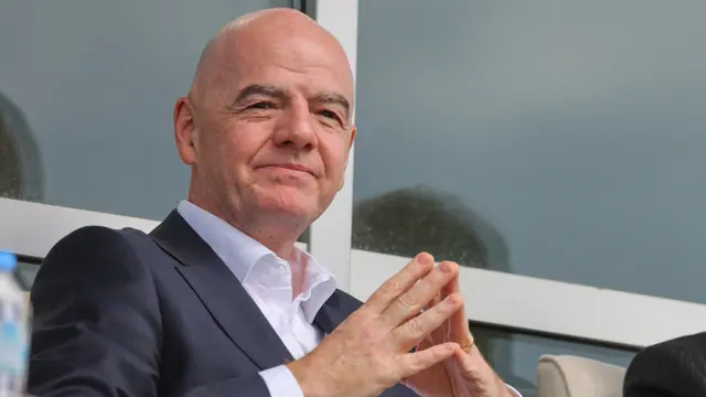 Gianni Infantino saat menghadiri agenda resmi FIFA di tengah sorotan terkait kepemimpinannya setelah kontroversi Piala Dunia 2026.