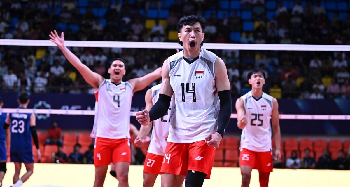 Timnas Voli Indonesia Bantai Kamboja 3-0 di SEA V Cup 2026