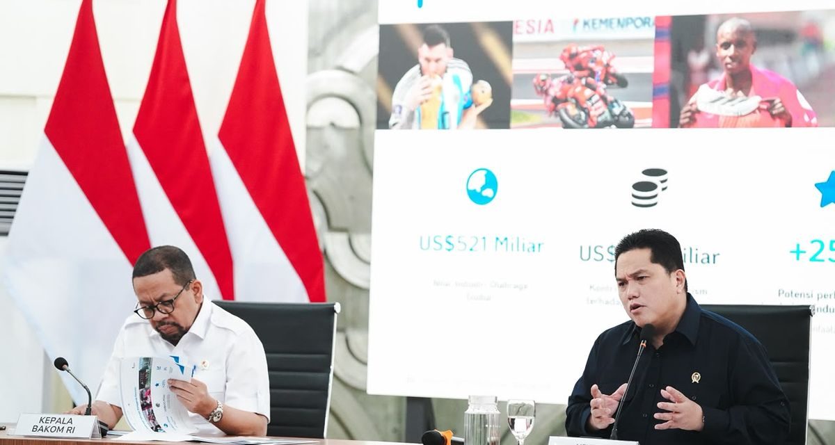 Erick Thohir Bidik Sport Tourism Dongkrak Ekonomi