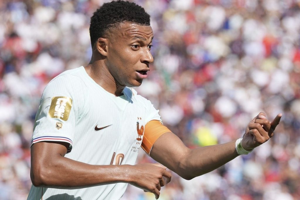 Kylian Mbappe merayakan gol saat membawa Timnas Prancis mengalahkan Maroko pada perempat final Piala Dunia 2026.