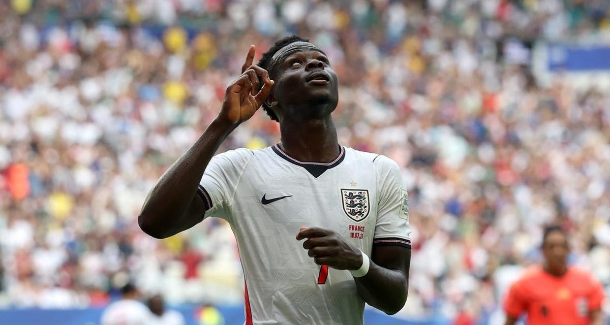Bukayo Saka Ukir Hattrick Bersejarah di Piala Dunia 2026