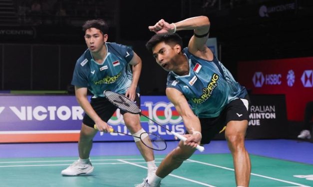 Sabar/Reza Amankan Tiket 16 Besar China Open 2026 Lewat Kemenangan Meyakinkan