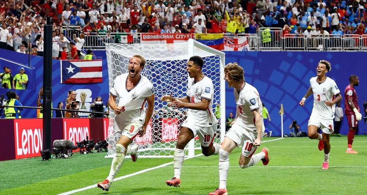 Harry Kane Bawa Inggris Bangkit dan Singkirkan RD Kongo 2-1