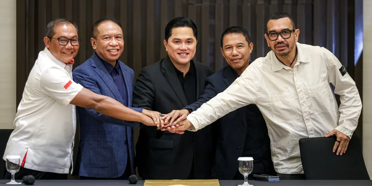 Erick Thohir Sebut Sepak Bola Indonesia Bangkit, Target Besar Menuju 2030