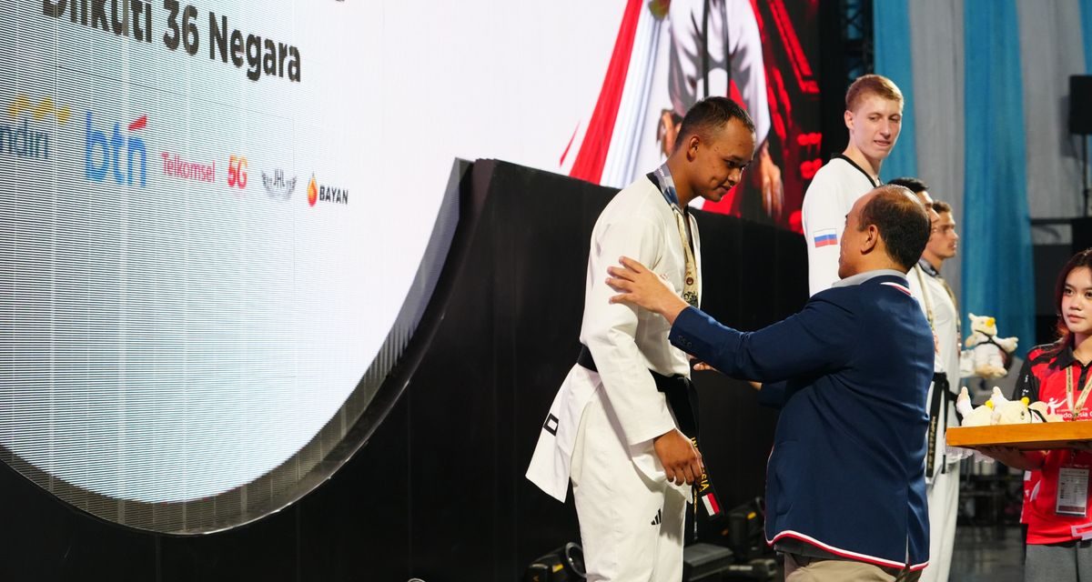 Adrian Kaiser Raih Medali Perak di Asian Taekwondo Indonesia Open Championship 2026