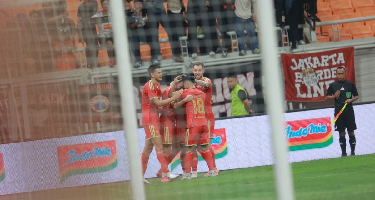 Jeremejeff Bersinar, Persija Raih Kemenangan Empat Gol atas Brisbane Roar di JIS