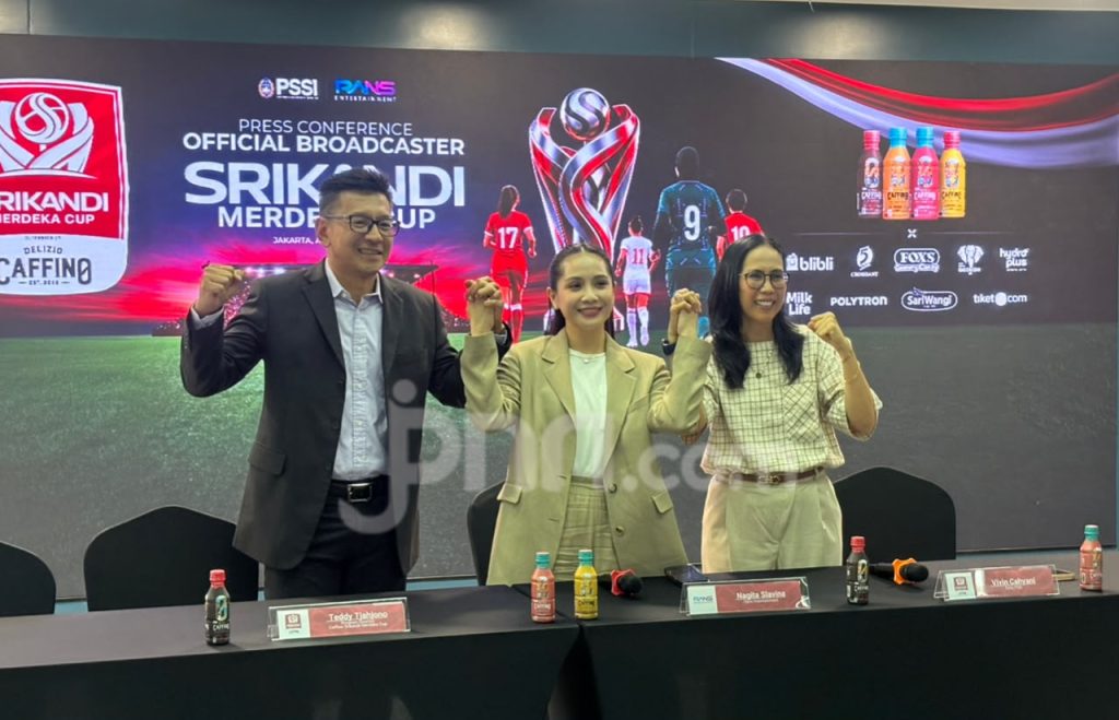 Nagita Slavina mendukung perkembangan sepak bola putri Indonesia melalui Srikandi Merdeka Cup 2026.