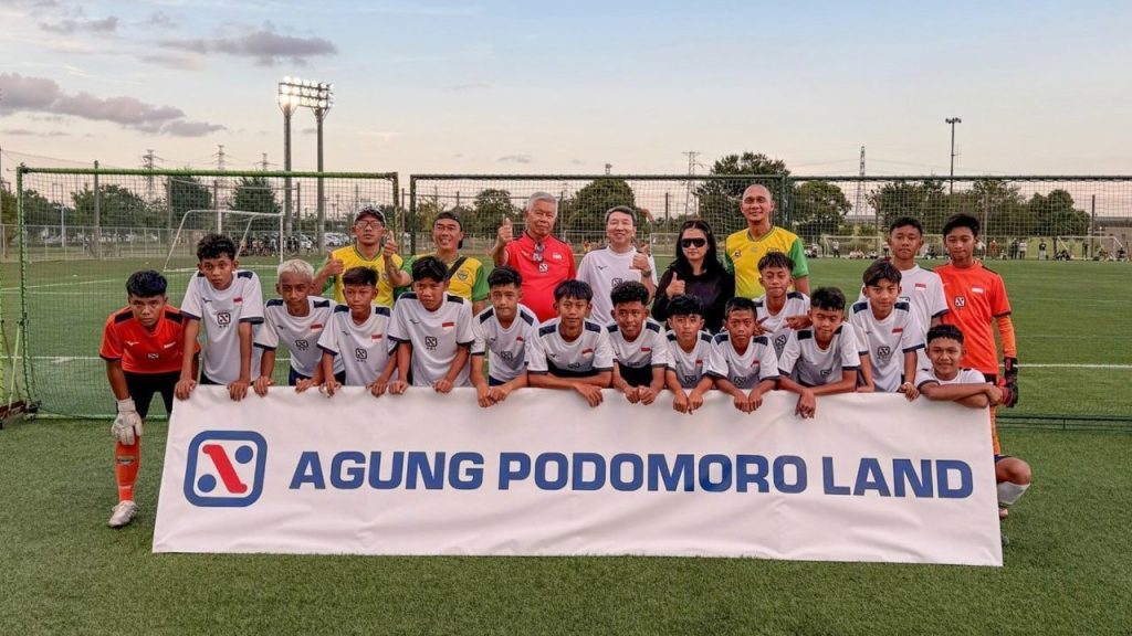 Pemain Bandung Legend berlaga dalam Junior Soccer World Challenge 2026 di Chiba Jepang